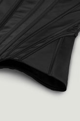 Sculpted Satin Corset Top